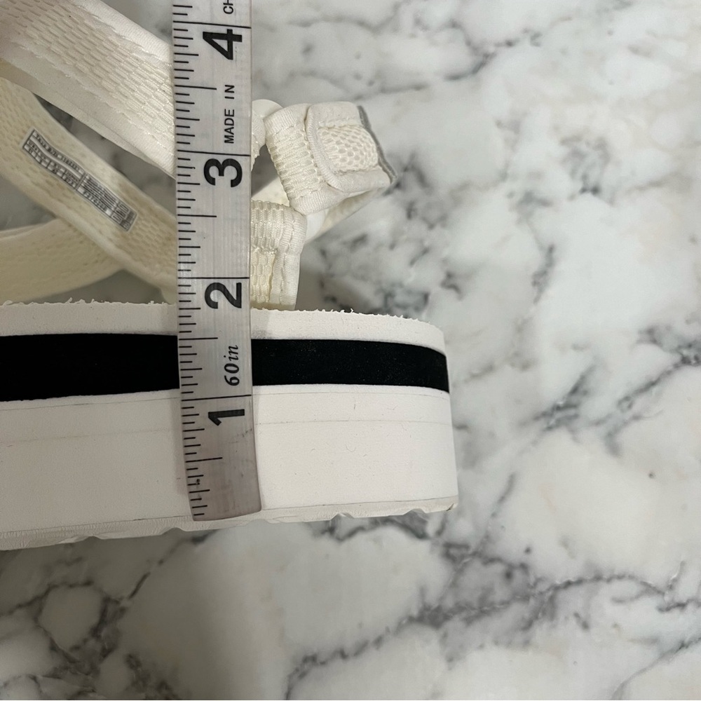 NWOT Teva Women's Mesh Flatform Velcro Platform Sandals in White Size 11 - Picture 9 of 16